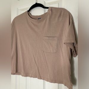 Blush Cropped Tee